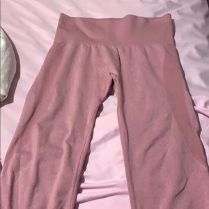 Nvgtn pastel pink contour leggings S